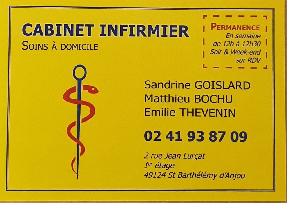 Cabinet infirmer Thevenin, Goislard et Bochu