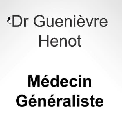 Dr GUENIEVRE HENOT