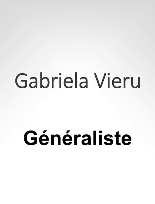 Dr Gabriela VIERU