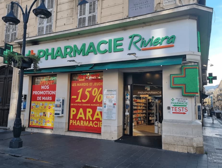 Pharmacie Riviera 24h/24 (de Garde)