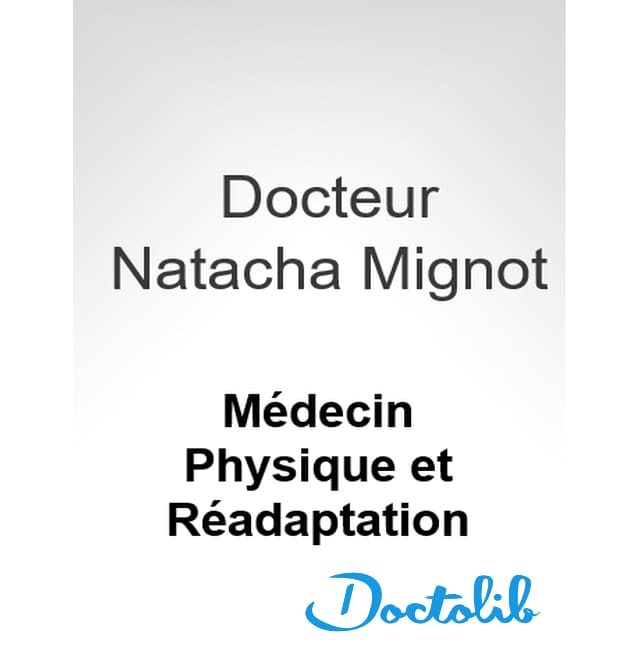 Dr Natacha Mignot 