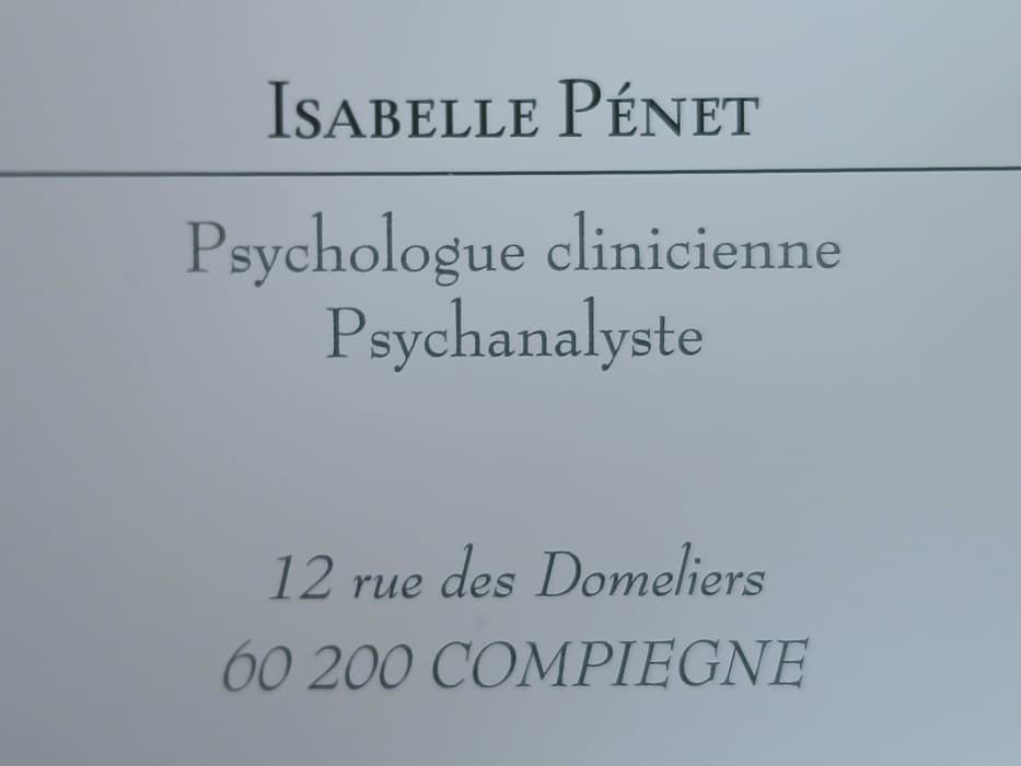 Dr Isabelle Penet, Psychologue à Compiègne
