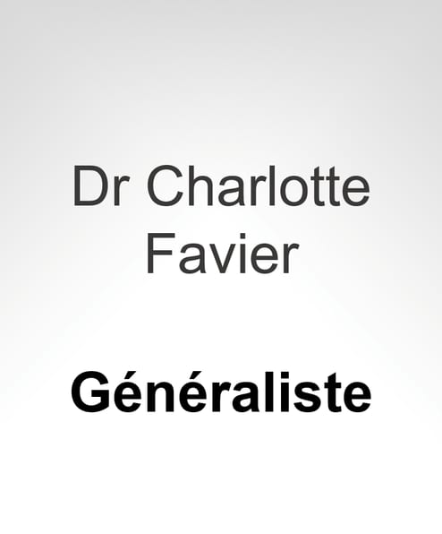 Dr Charlotte Favier