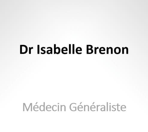 Dr ISABELLE BRENON