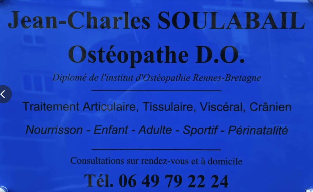 Jean-Charles Soulabail, Ostéopathe à Avranches