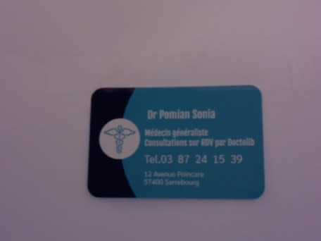 Dr SONIA POMIAN