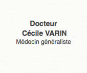 Dr Cécile VARIN