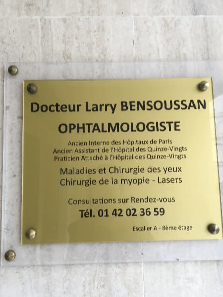 Dr Larry BENSOUSSAN