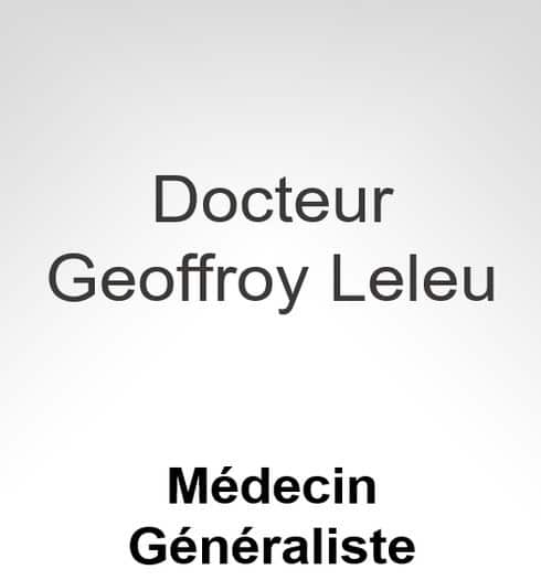 Dr Geoffroy Leleu