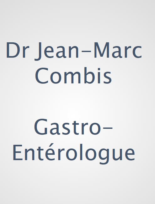 Dr Jean Marc Combis