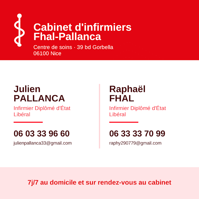 Julien Pallanca, Infirmier à Nice