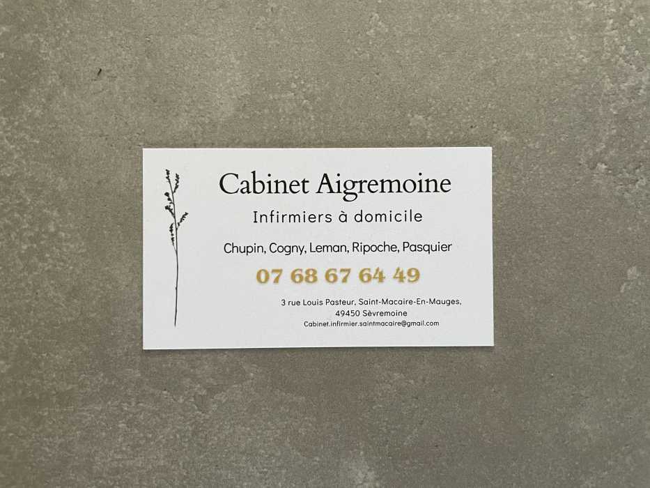 Cabinet Infirmier Aigremoine. Chupin, Cogny, Leman, Pasquier, Ripoche