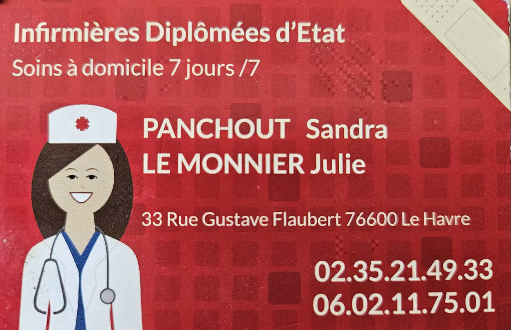 Cabinet Infirmier Sandra Panchout Et Julie Le Monnier, Infirmier à Le Havre