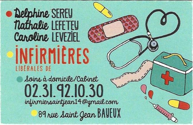 Cabinet Infirmier - Delphine Serey, Caroline Leveziel Et Nathalie Lefetey, Infirmier à Bayeux
