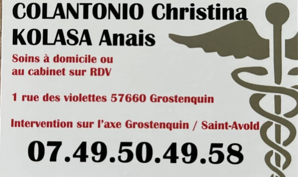 Cabinet infirmier Kolasa Anais et Colantonio Christina 