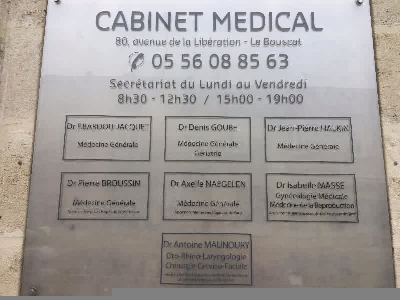 médical 80 avenue de la libération au Bouscat, médical