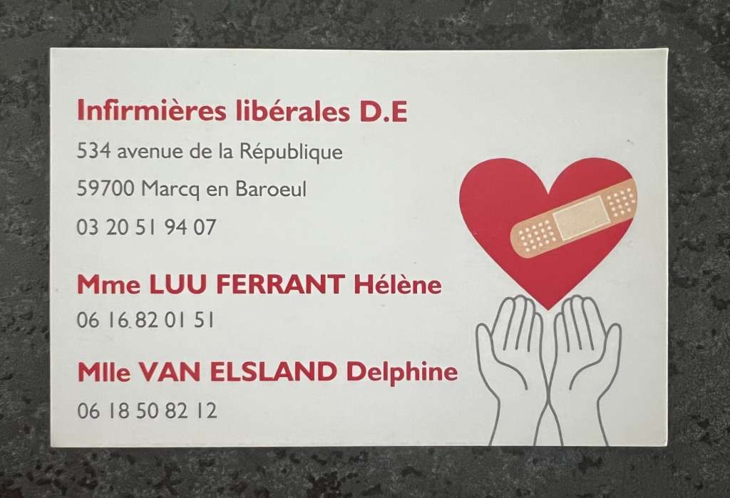 Cabinet infirmier de madame Luu Ferrant et madame Van Elsland