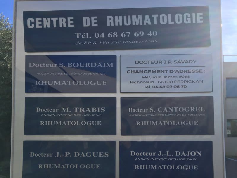Centre de rhumatologie Cabestany, médical à Cabestany