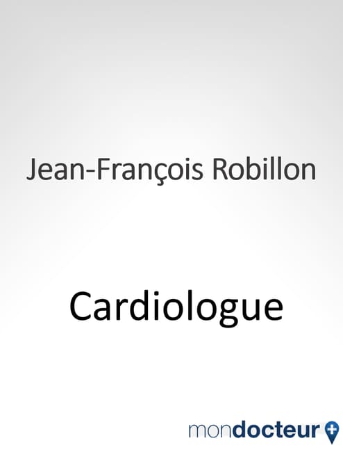 Dr Jean François ROBILLON