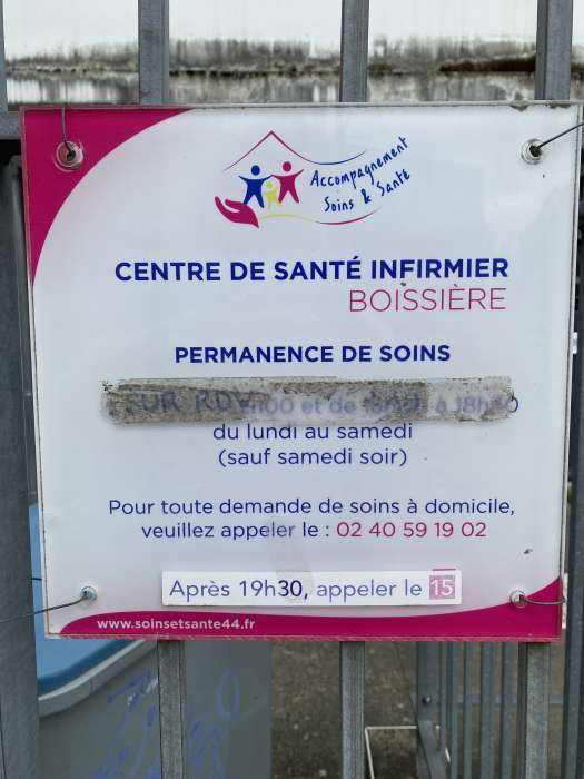 Centre de soins infirmiers - Boissière