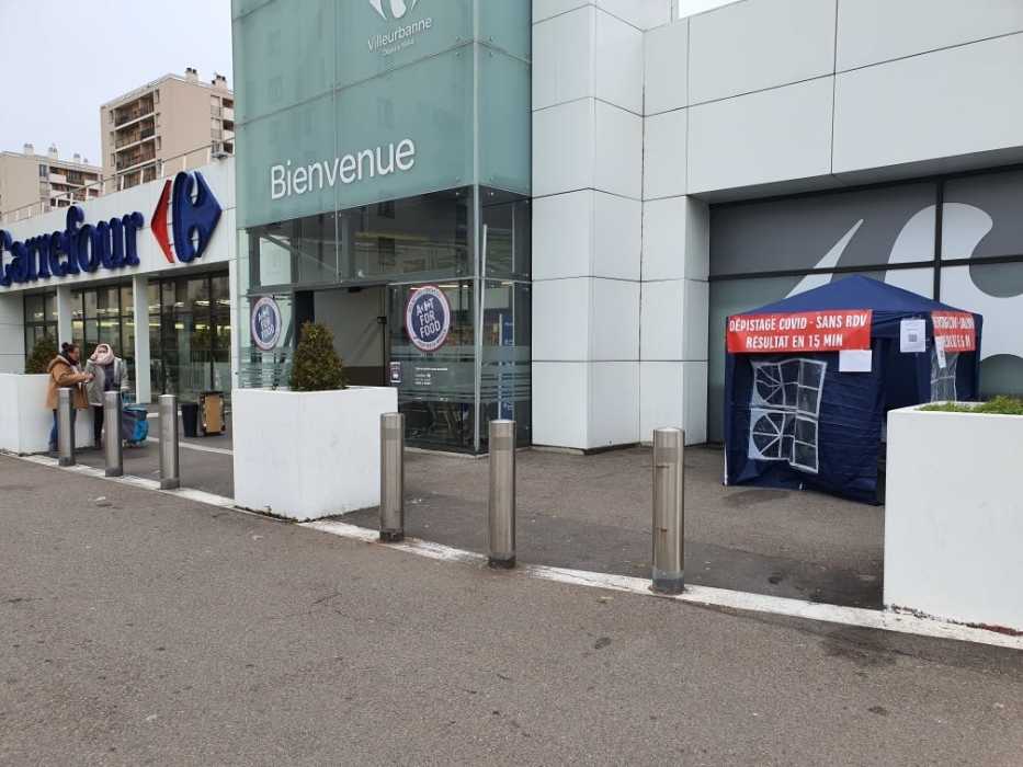Dépistage Covid-19 Carrefour Villeurbanne, Centre de dépistage COVID-19