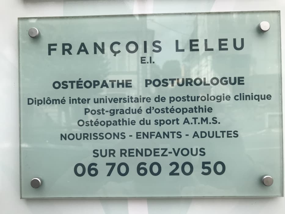 Francois Leleu, Ostéopathe à Château-Thierry