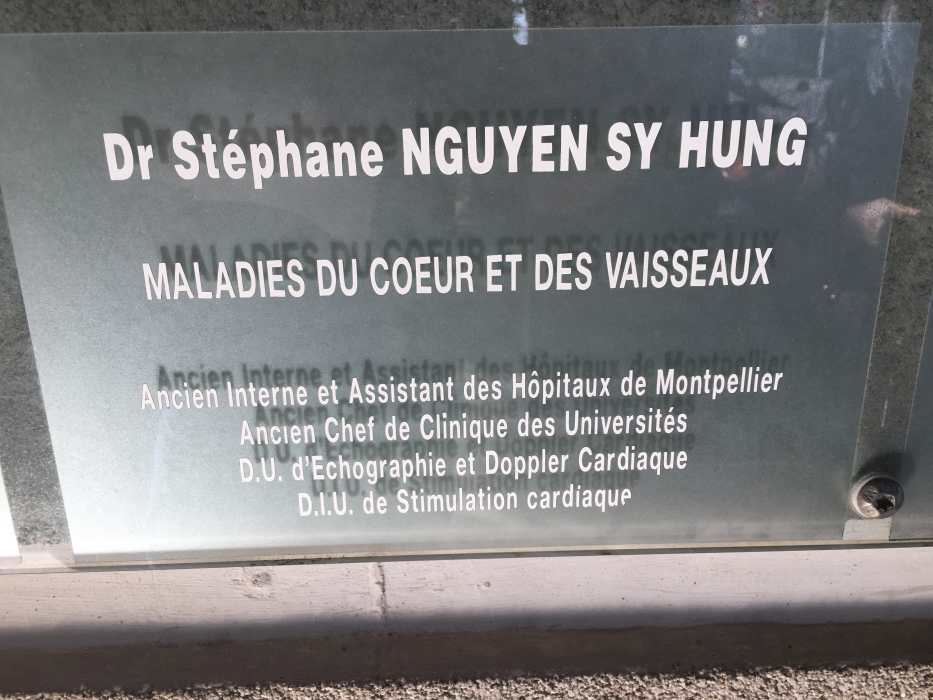 Dr Stéphane Nguyen Sy Hung, Cardiologue à Nîmes