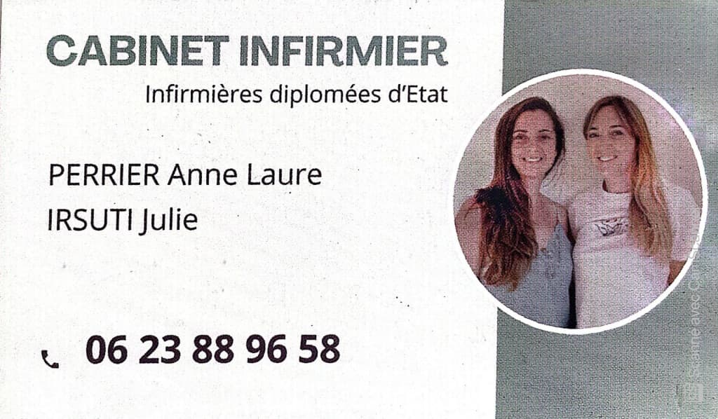 Cabinet infirmier Julie IRSUTI et Anne-Laure PERRIER