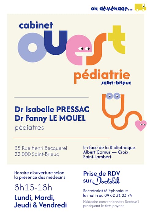 Dr Fanny Le Mouel, Pédiatre à Saint-Brieuc