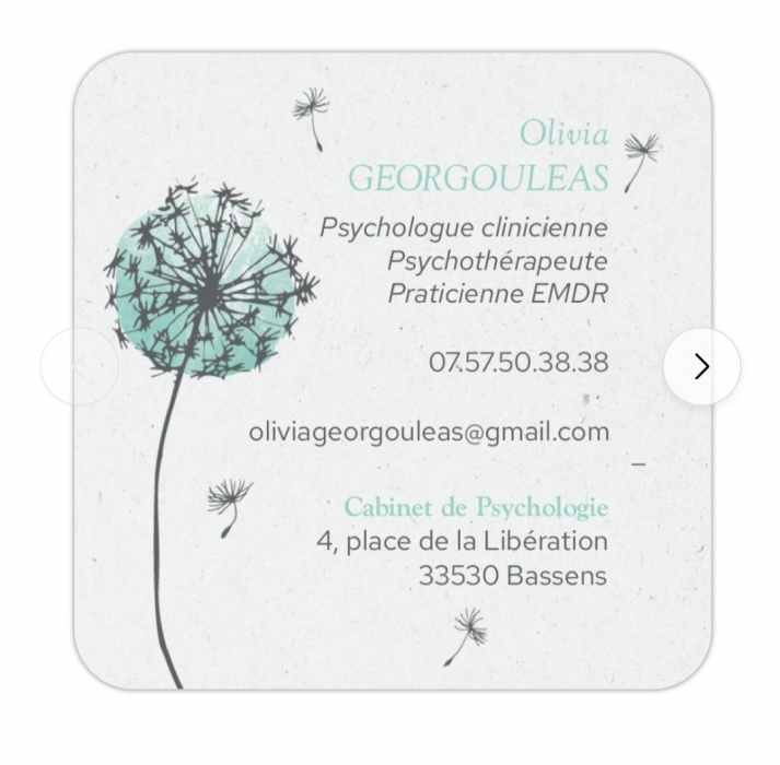 Dr Olivia Georgouleas, Psychotherapeute à Bassens