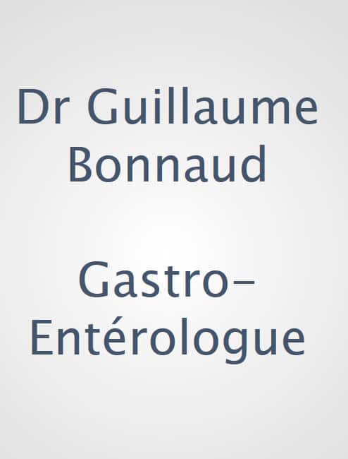 Dr Guillaume BONNAUD