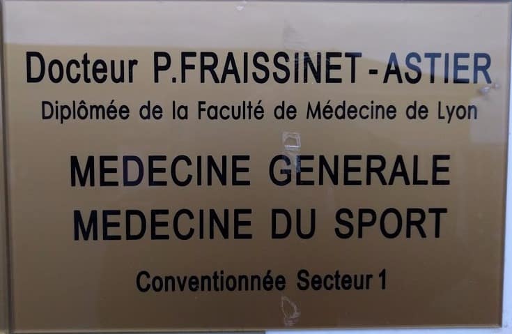 Dr Patricia FRAISSINET ASTIER
