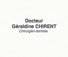 Dr Géraldine CHIRENT