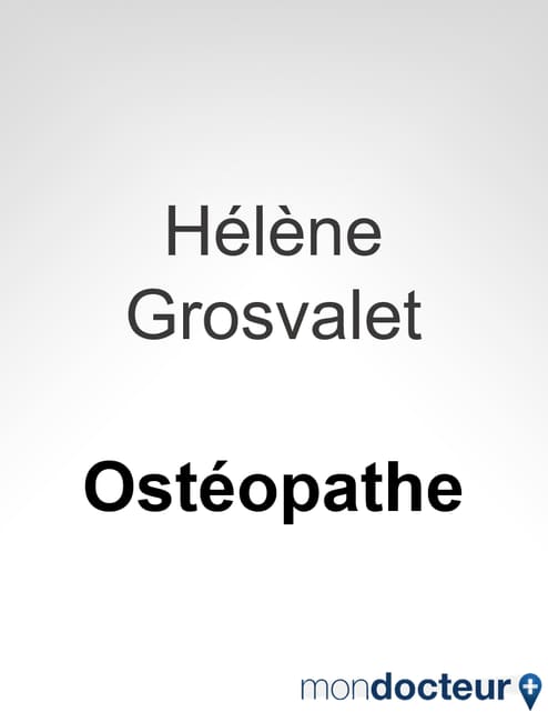 Hélène GROSVALET