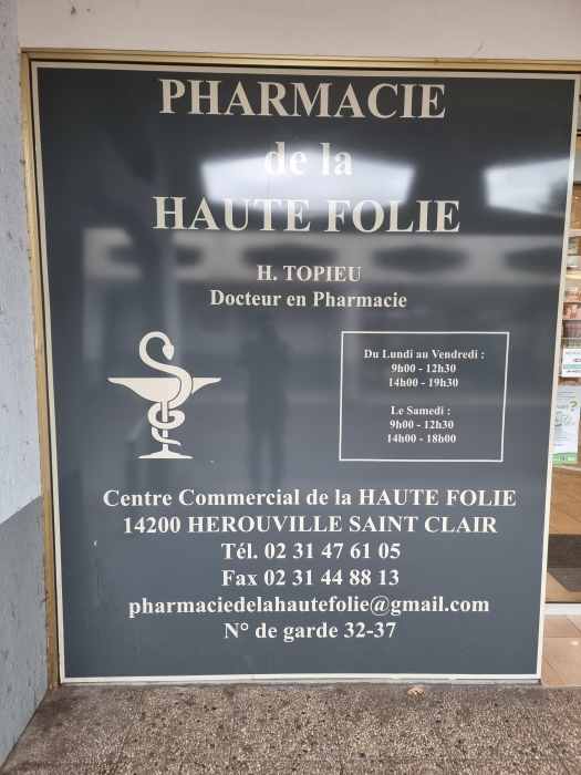 Pharmacie de La Haute Folie