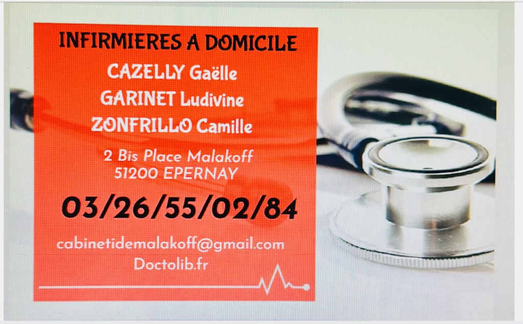 Cabinet Infirmières Mmes CAZELLY Gaelle, GARINET Ludivine, ZONFRILLO Camille  
