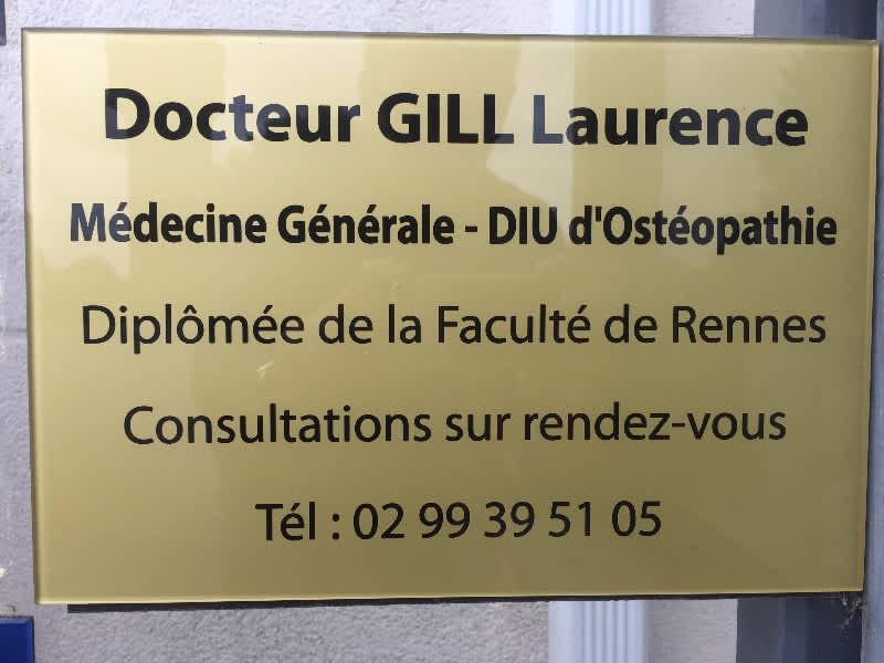 Dr Laurence GILL, Médecin généraliste à Sens-de-Bretagne