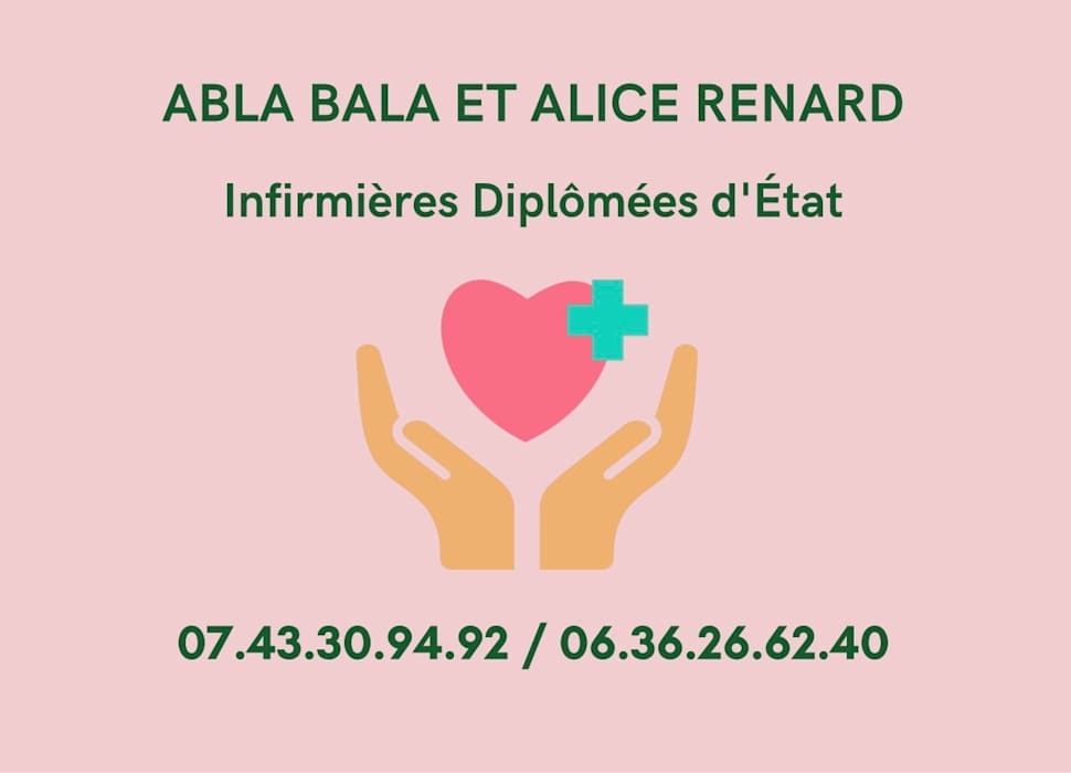 Cabinet infirmier - Alice Renard et Abla Bala
