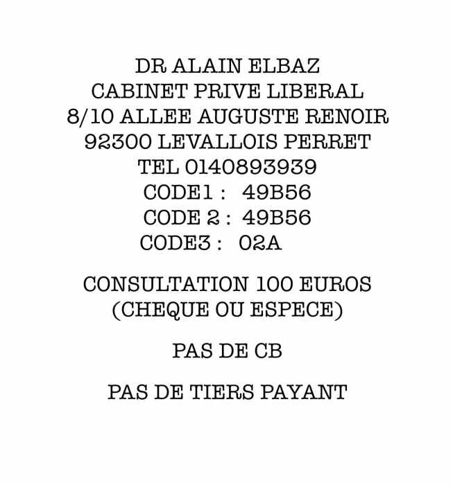 Dr Alain ELBAZ