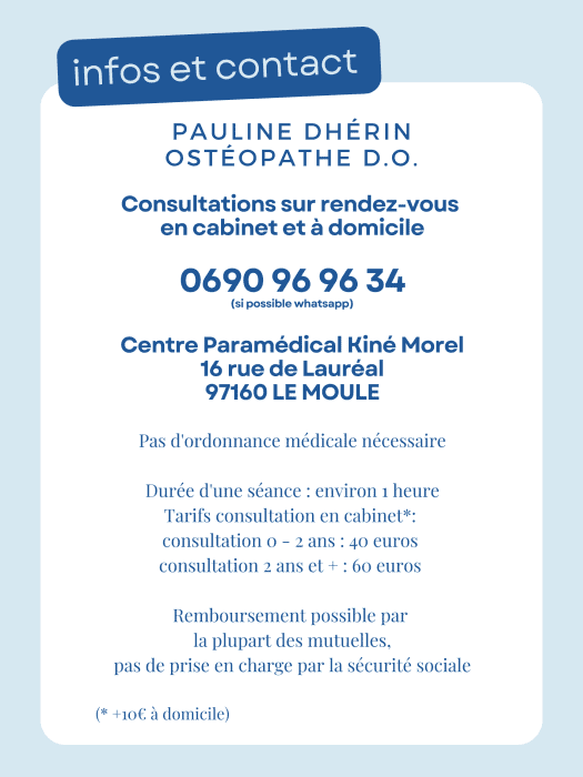 Pauline Dhérin, Ostéopathe à Saint François, Baie-Mahault, Le Moule ...