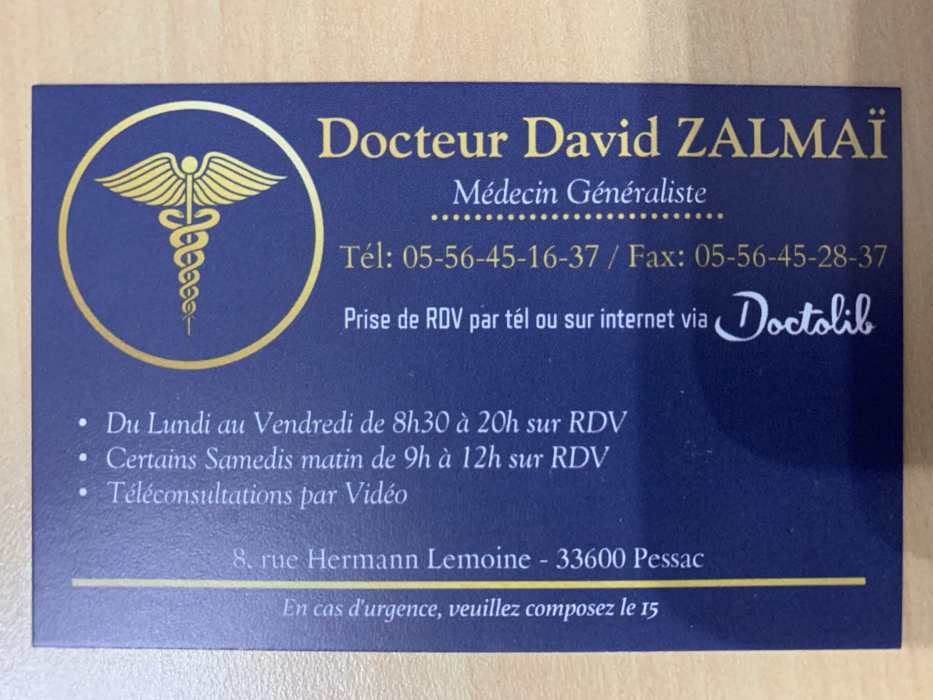 Dr David ZALMAI