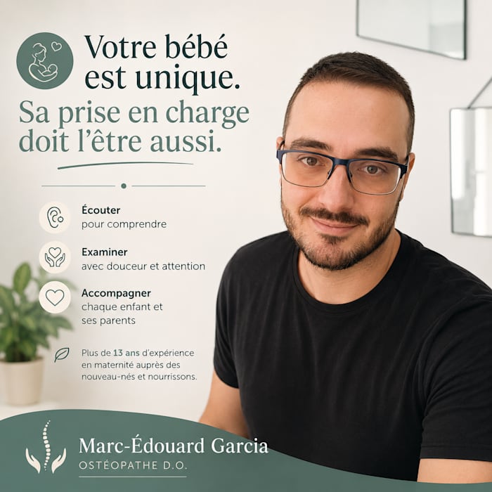 Dr Marc Edouard Garcia, Ostéopathe à Morsang-Sur-Orge