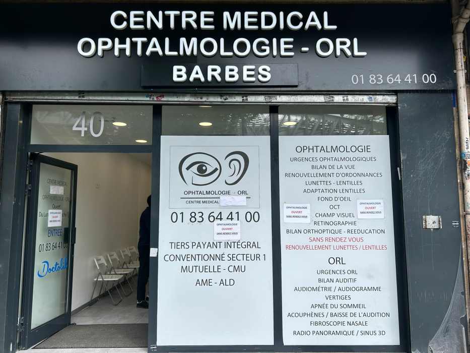 Centre médical Barbès-Stalingrad - Ophtalmologie /ORL/Généraliste